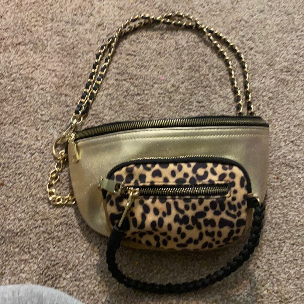 Steve Madden leopard print purse.